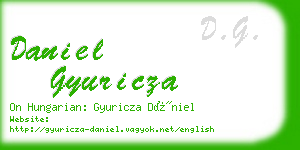 daniel gyuricza business card